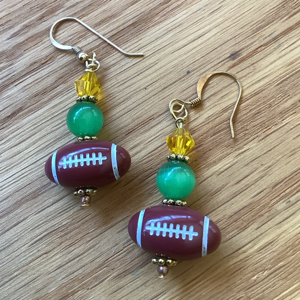 Boutique: Green Bay packers earrings - Picture 1 of 7